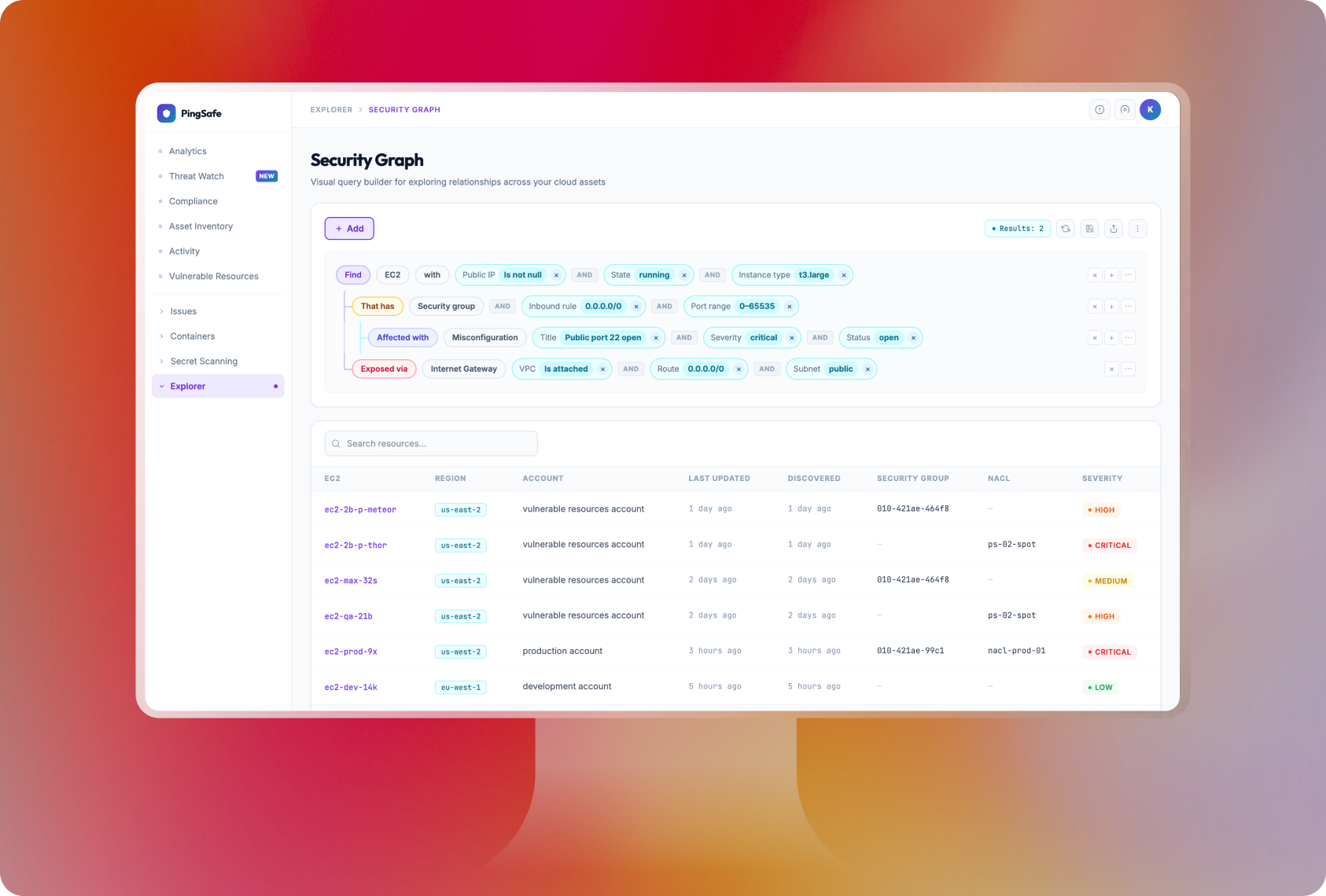 Security Graph Explorer